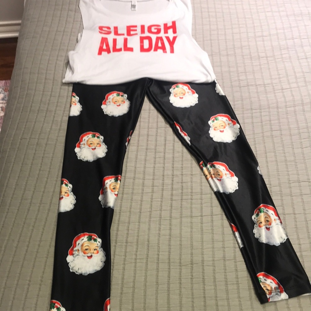 Leggings and tank